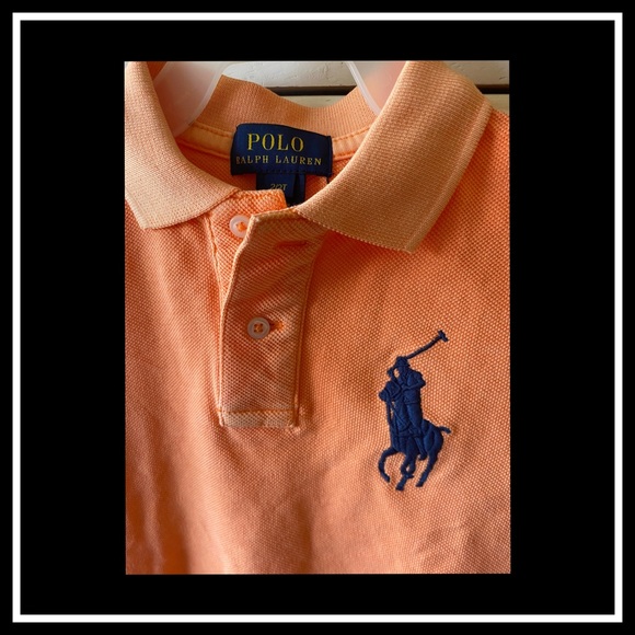 Toddler Boys Faded Orange Shirt Polo Ralph Lauren - Picture 2 of 4
